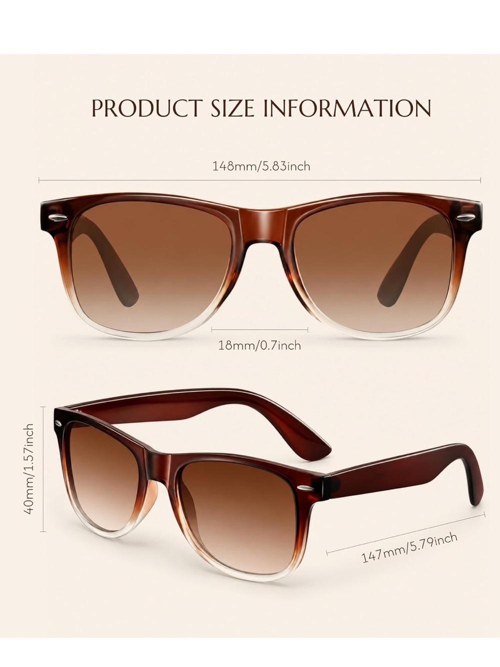 Retro Polarized UV400 Protection Sunglasses for Women Driving Travel 3 pair - Picture 2 of 7